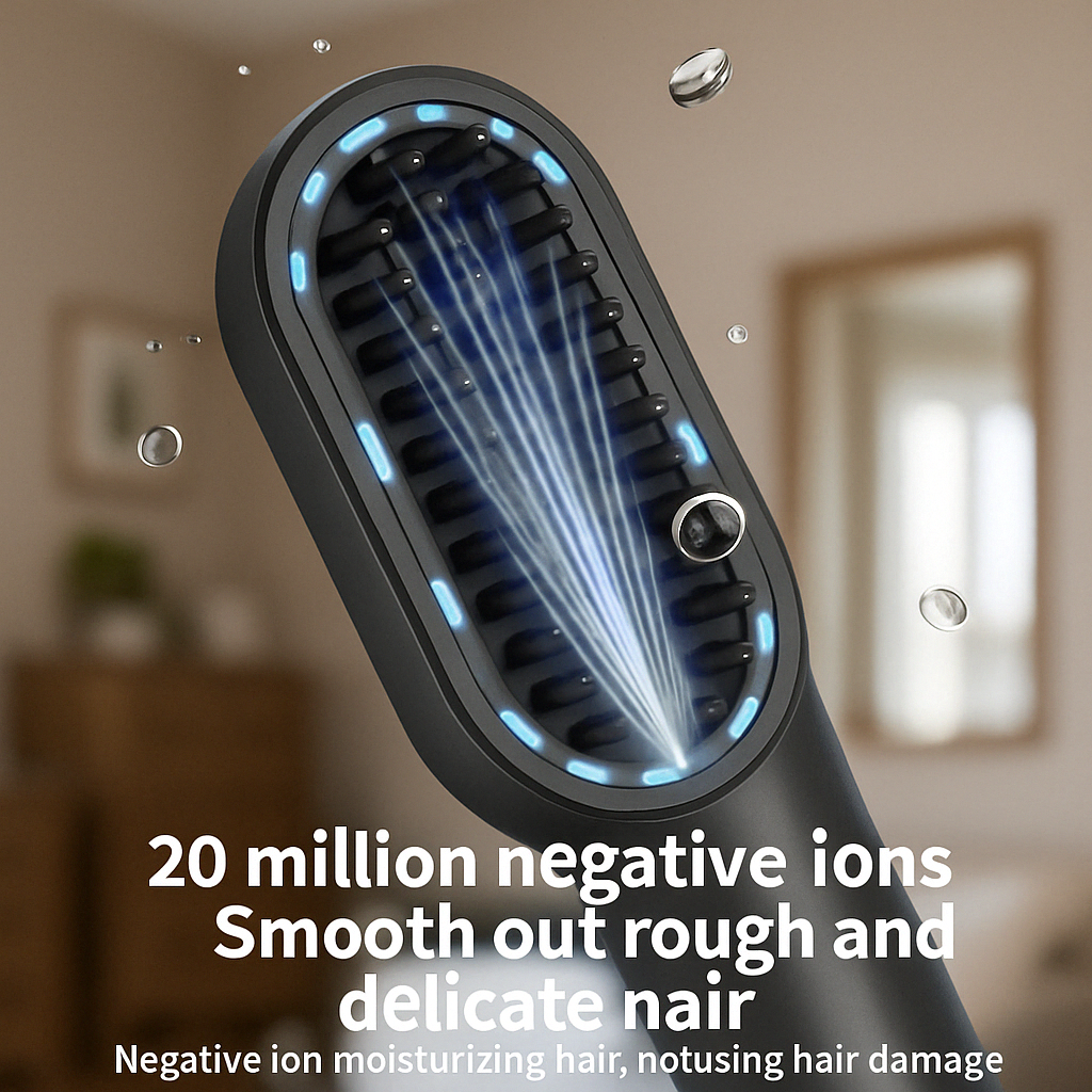 wireless straight hair comb