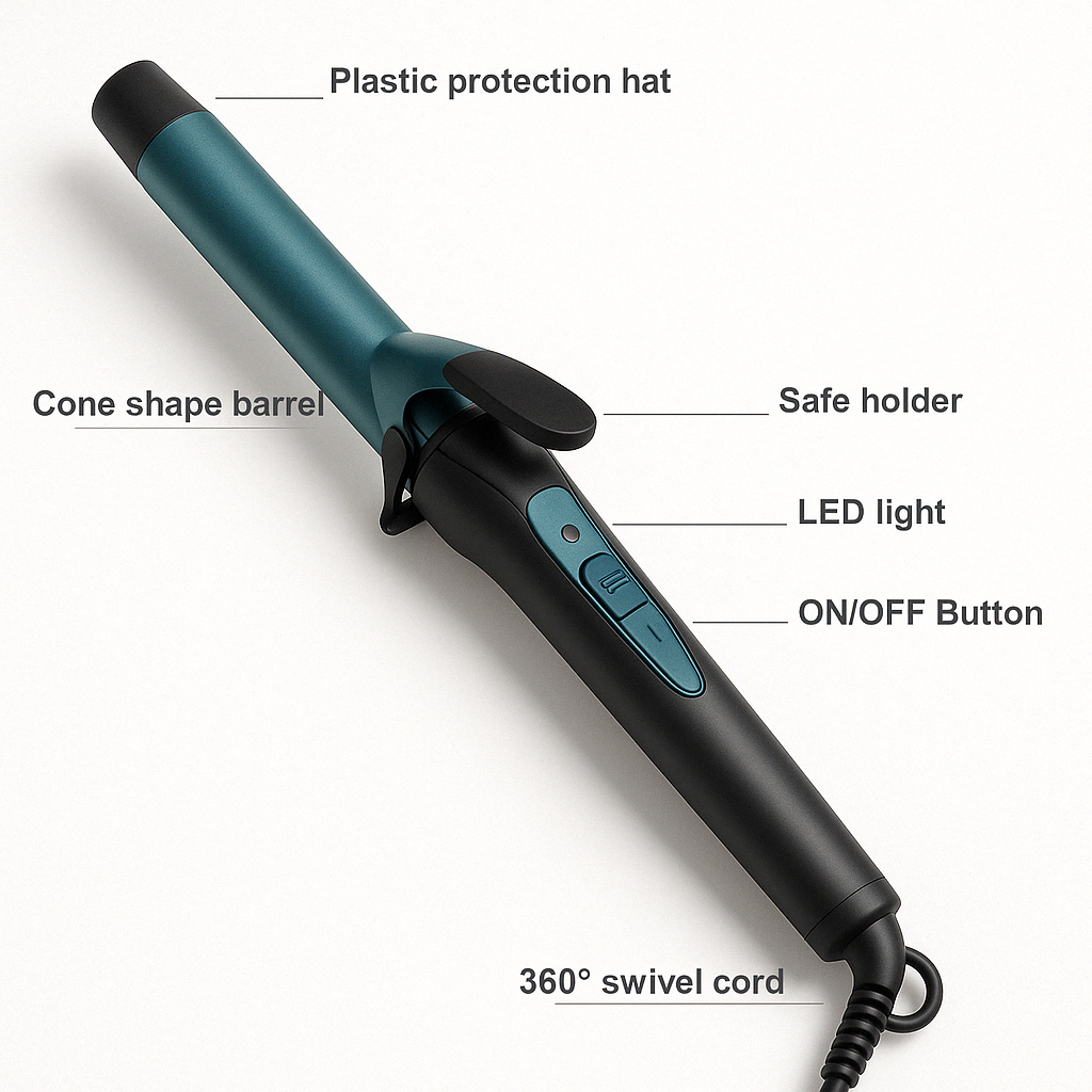 Barrel Styler Korean  Egg Roll Head Big Wave Hair Curler