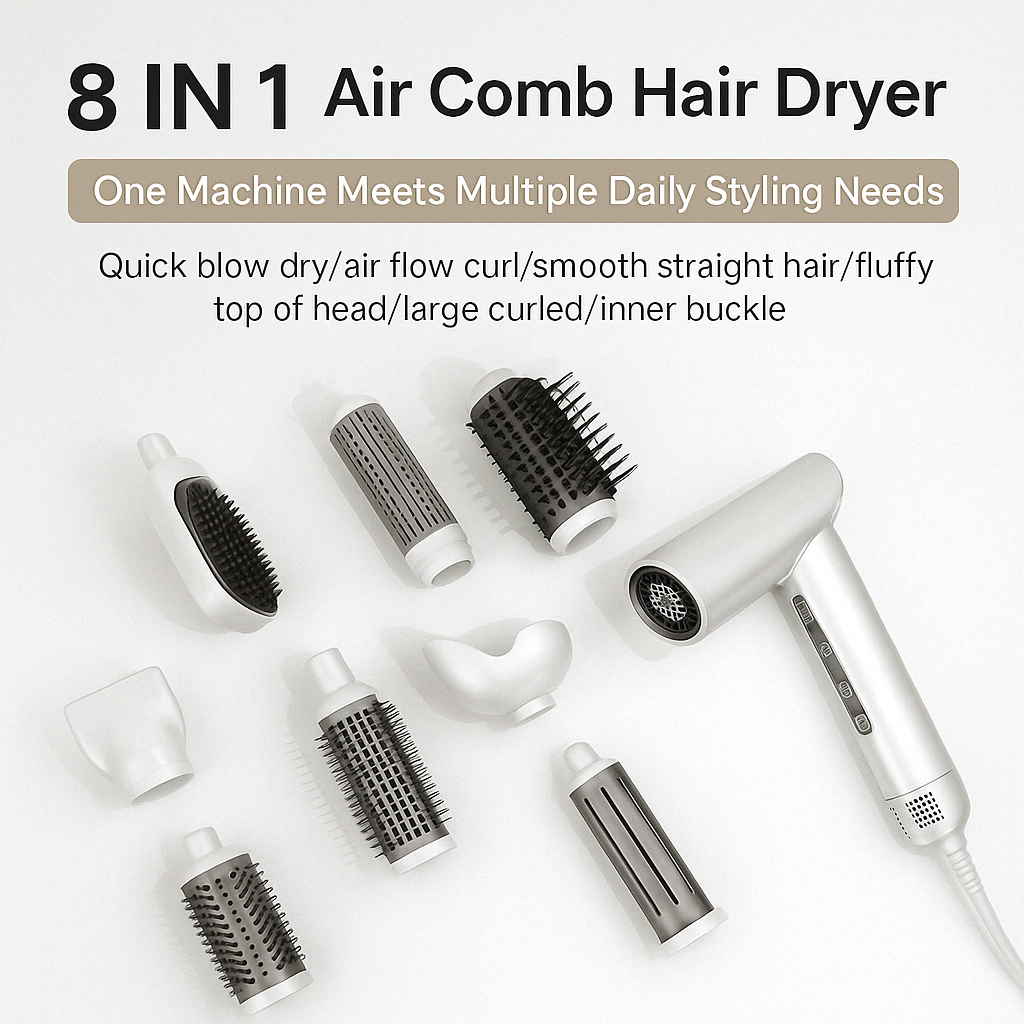 Multifunctional High-speed Air Comb Hair Dryer