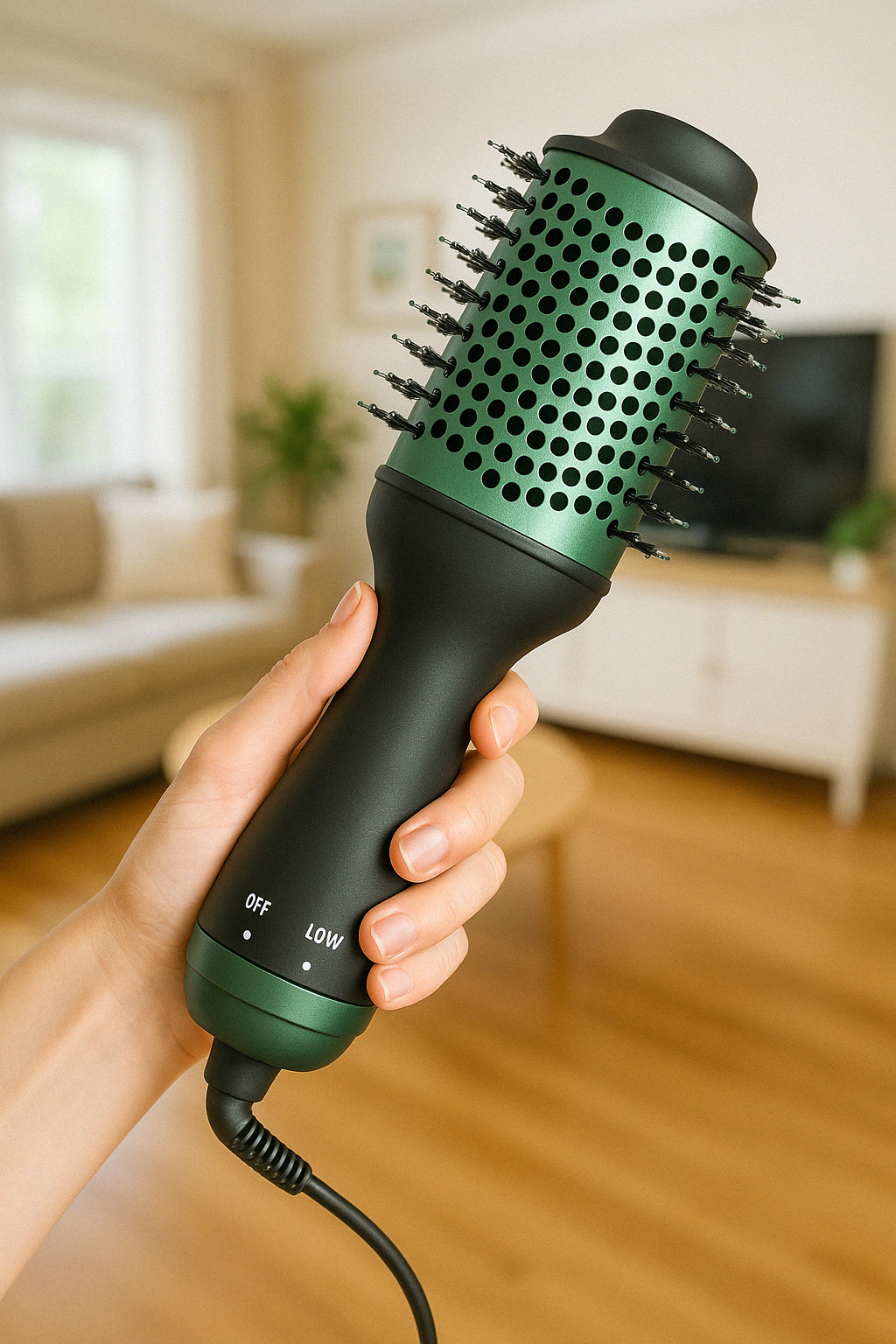 Four-in-one  Hair Dryer Brush  Multifunctional r Negative Ion Curling Iron