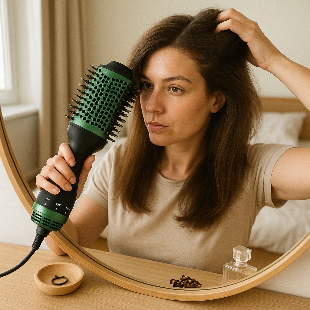 3 in 1 hair styling tool for frizz control