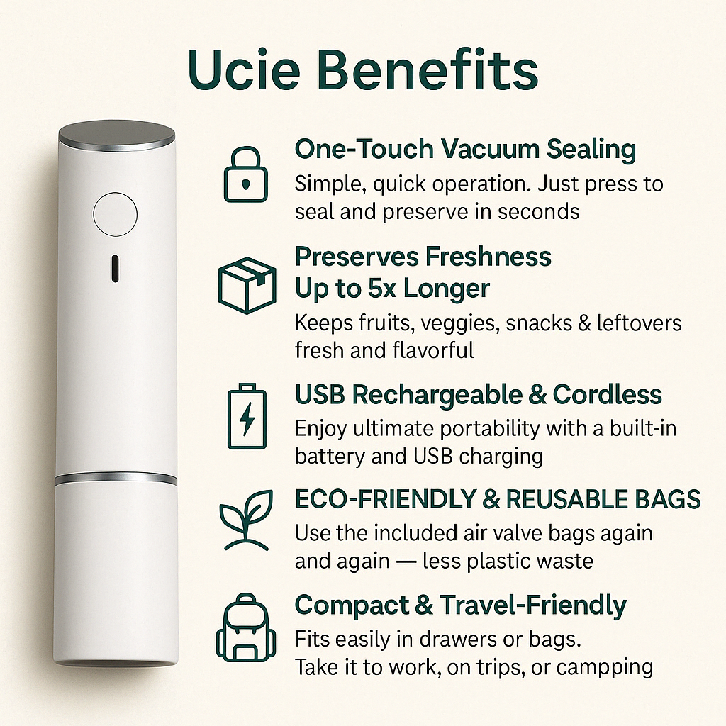 COMPACT FOOD VACUUM SEALER
