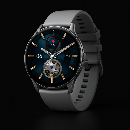 HK89 Bluetooth Call Smart Watch Heart Rate Blood Pressure NFC Weather Music Multi-sports AMOLED Smart Watch
