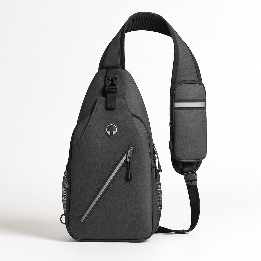 Anti-Theft Crossbody Sling Bag – Lightweight Travel & Hiking Chest Daypack