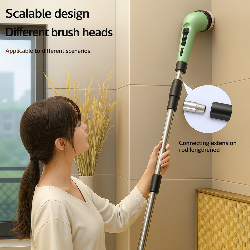 Electric Multi-function Cleaning Brush Household Kitchen Bathroom Floor