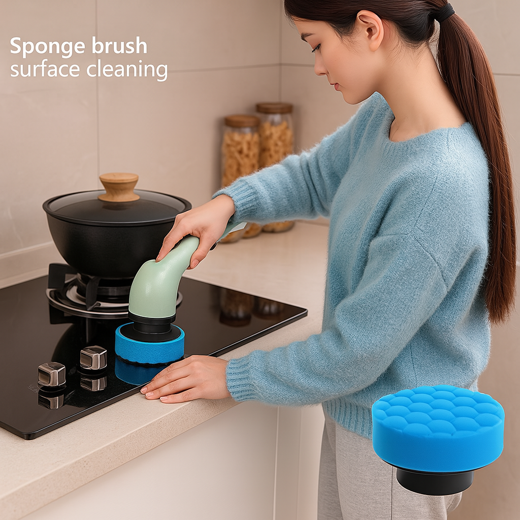 Electric Multi-function Cleaning Brush Household Kitchen Bathroom Floor