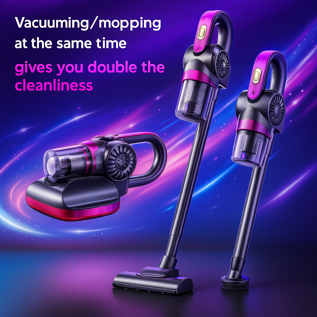 Wireless Handheld Vacuum Cleaner Ultra Quiet Integrated Carpet Washing Dust Removal Suction Machine For Home Use Strong Suction