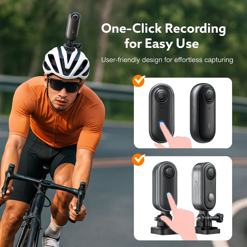 Thumb Camera WIFI  Waterproof Sports Camera 4K Outdoor Riding Skiing