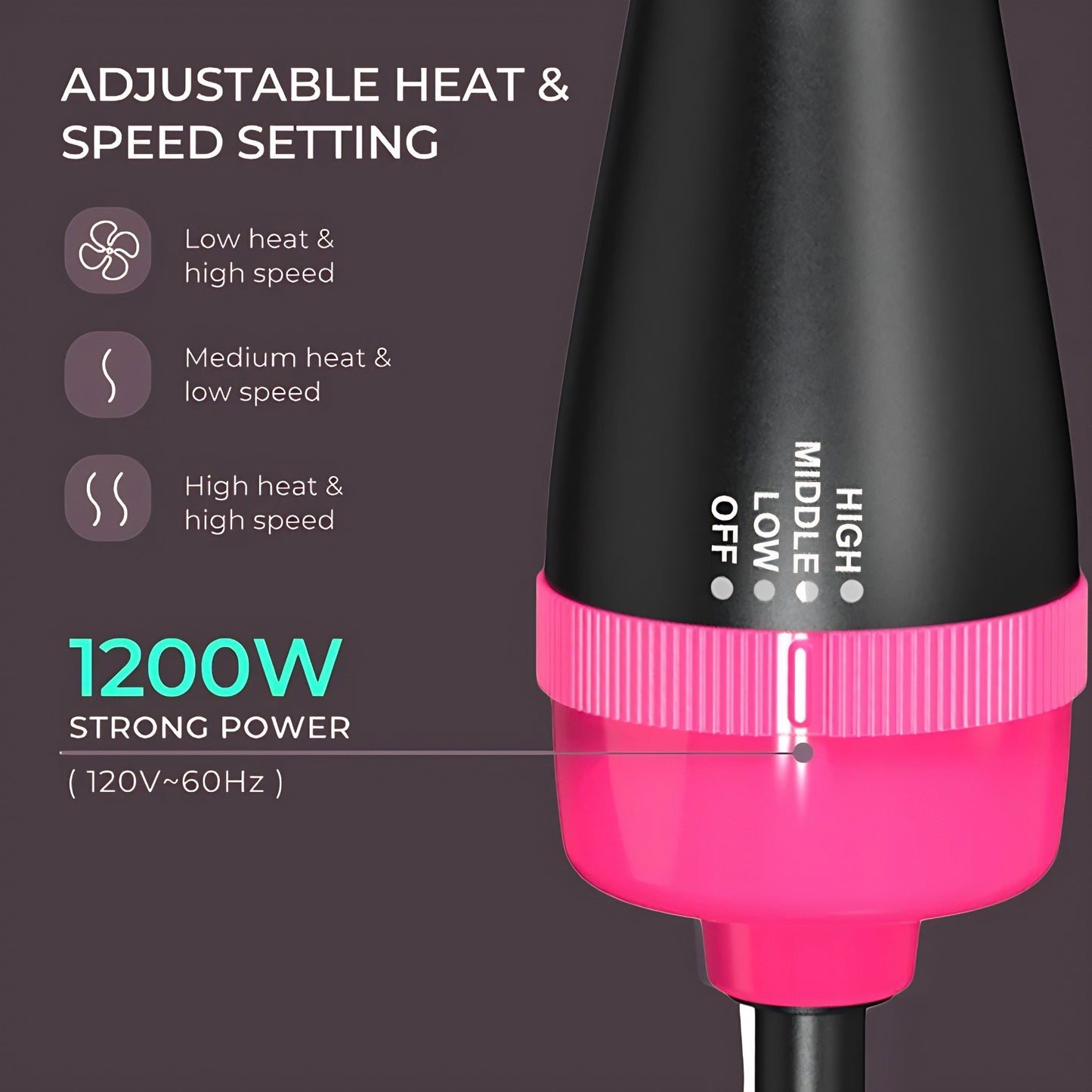 Multifunctional Hair Styler Brush – Smooth, Curl & Volumize with Ease