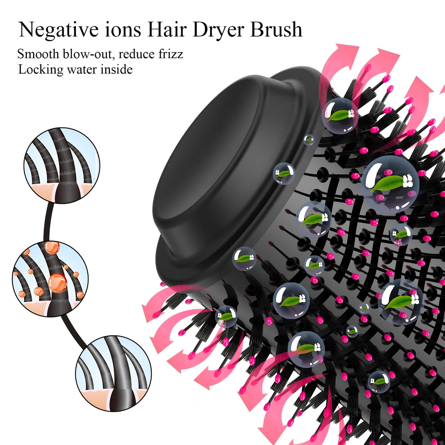 Multifunctional Hair Styler Brush – Smooth, Curl & Volumize with Ease