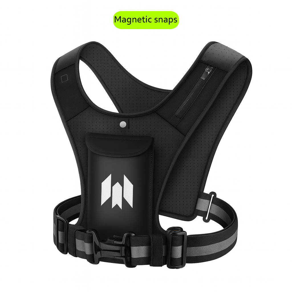 WEST BIKING Adjustable Reflective Weighted Vest – Night Running, Cardio & Strength Training Gear