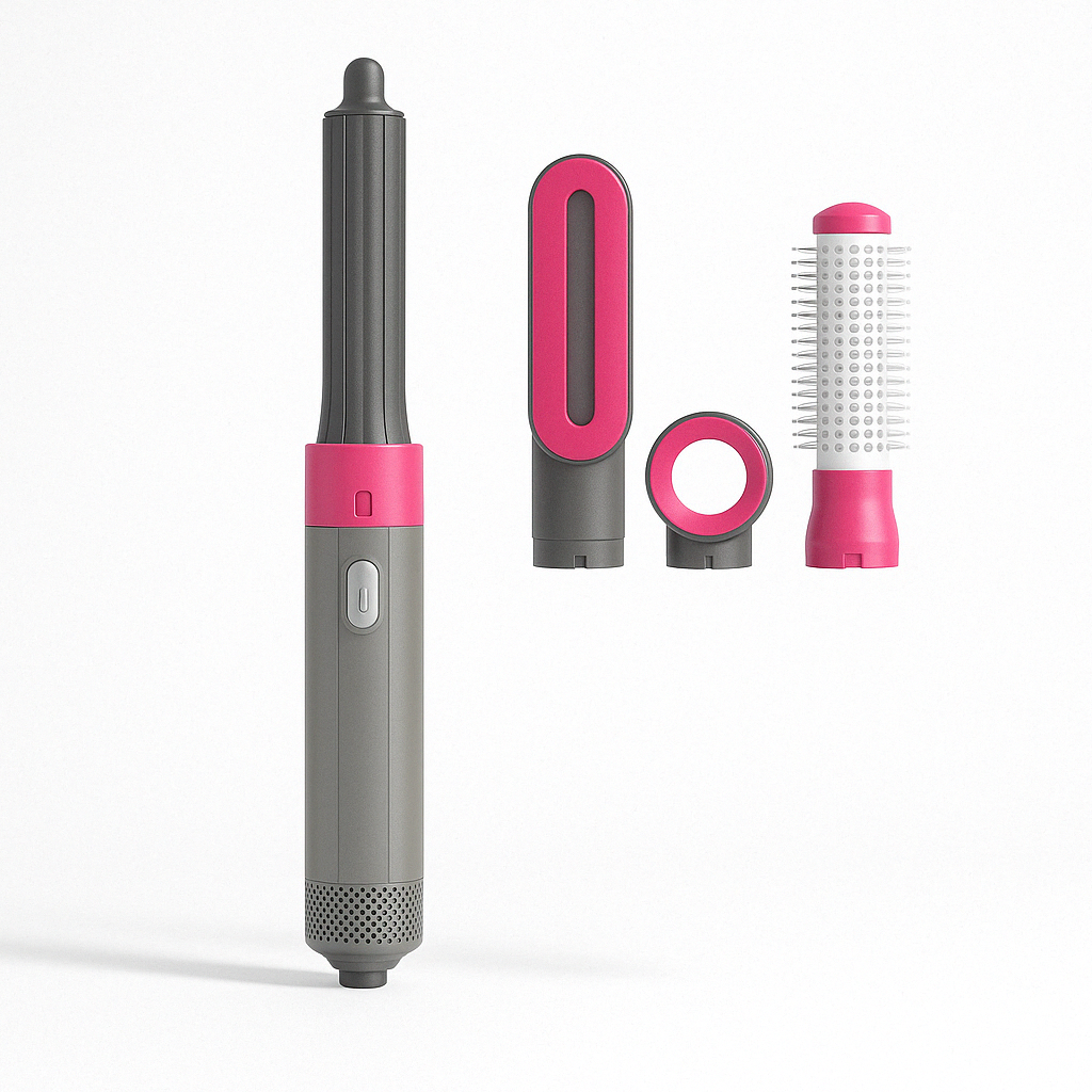 Five-in-one  Hair Dryer Air Comb  Negative Ion Hair Care Curling Iron Curling
