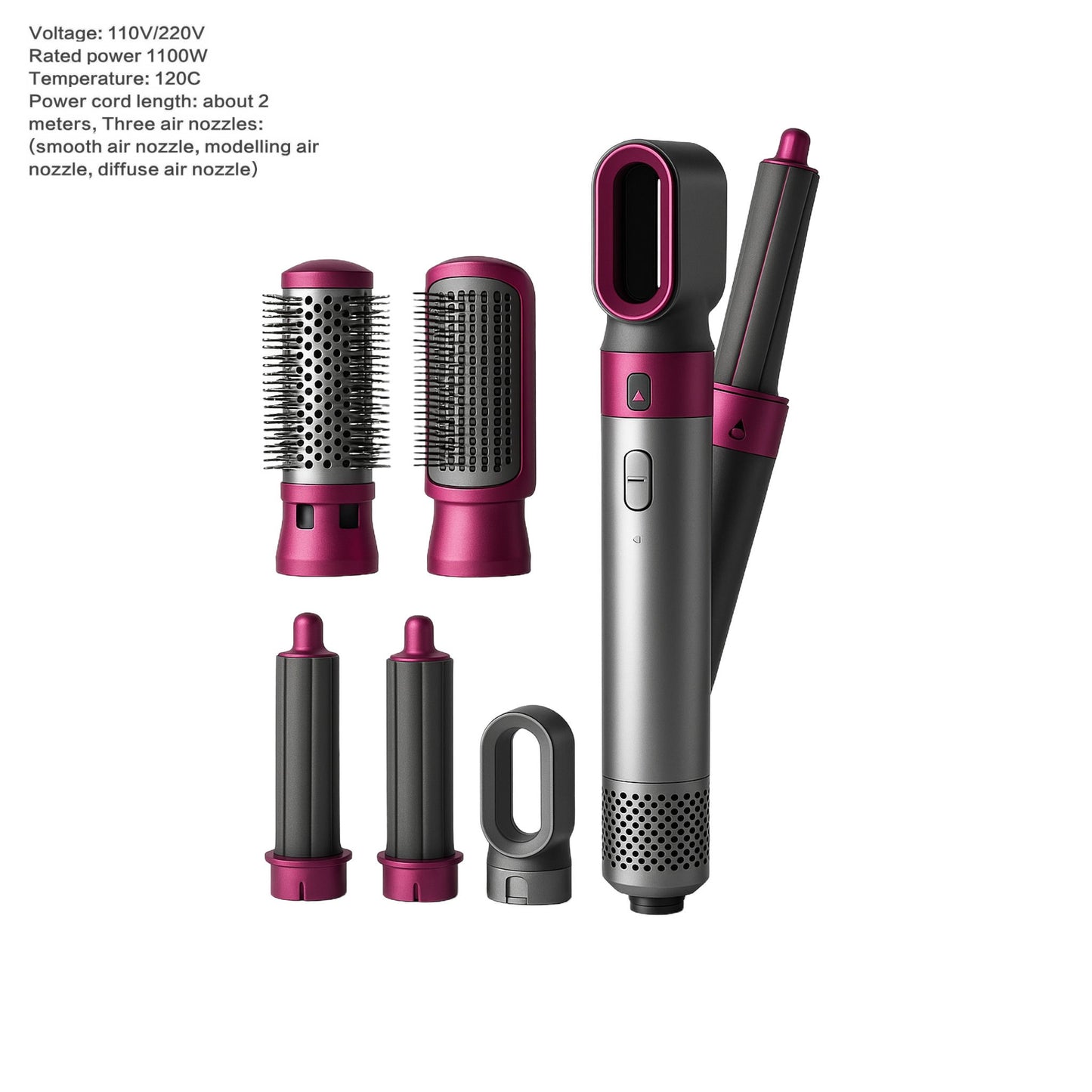Hair Magic Styler,"Ionic Air Styler & Dryer Brush – One Tool for Salon-Style Results at Home."