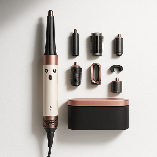 6-in-1 Airflow Hair Styler Brush | Curl, Straighten, Volumize & Dry | Salon One-Step Multi-Styler Tool