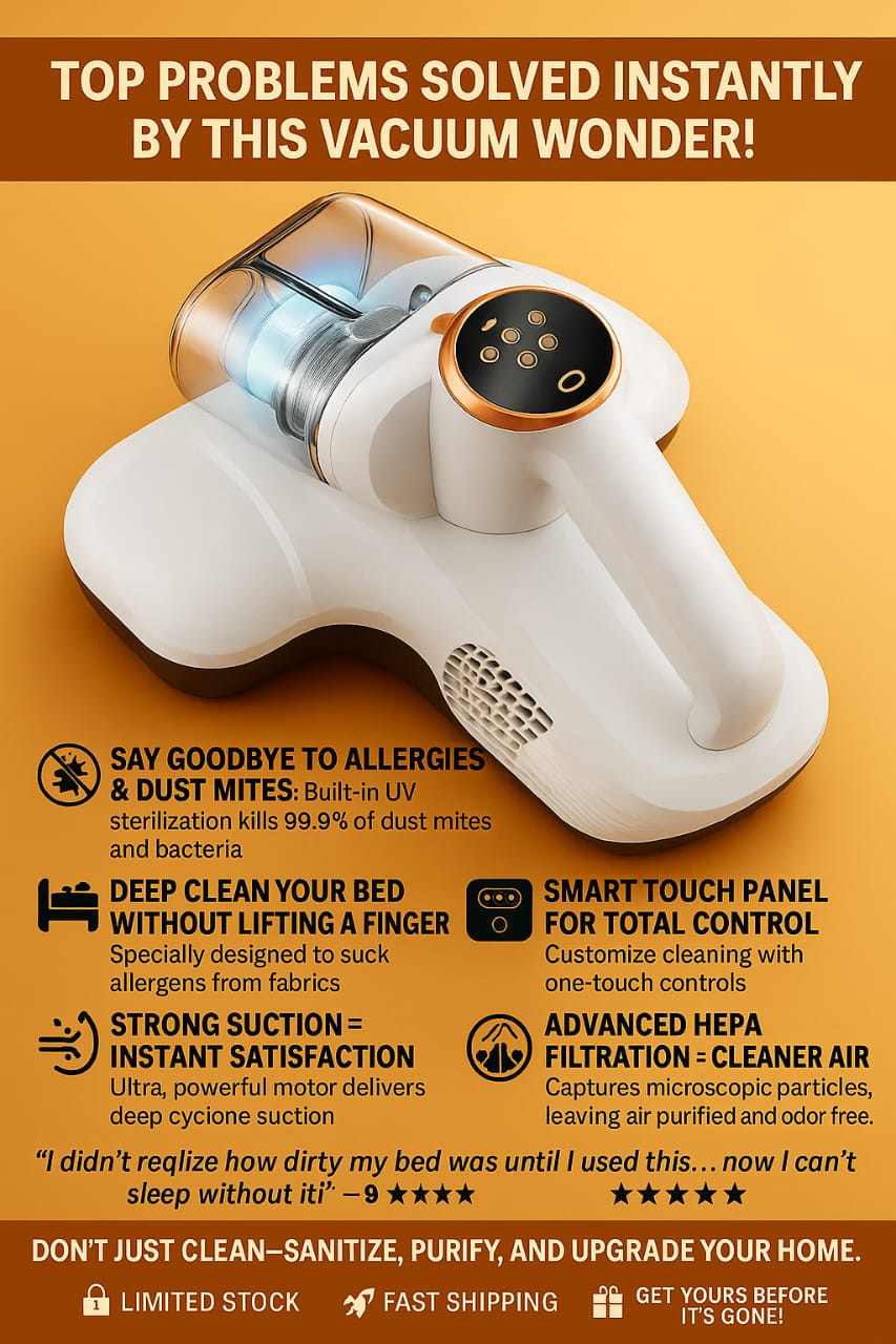 Household Bed & Sofa Vacuum Cleaner