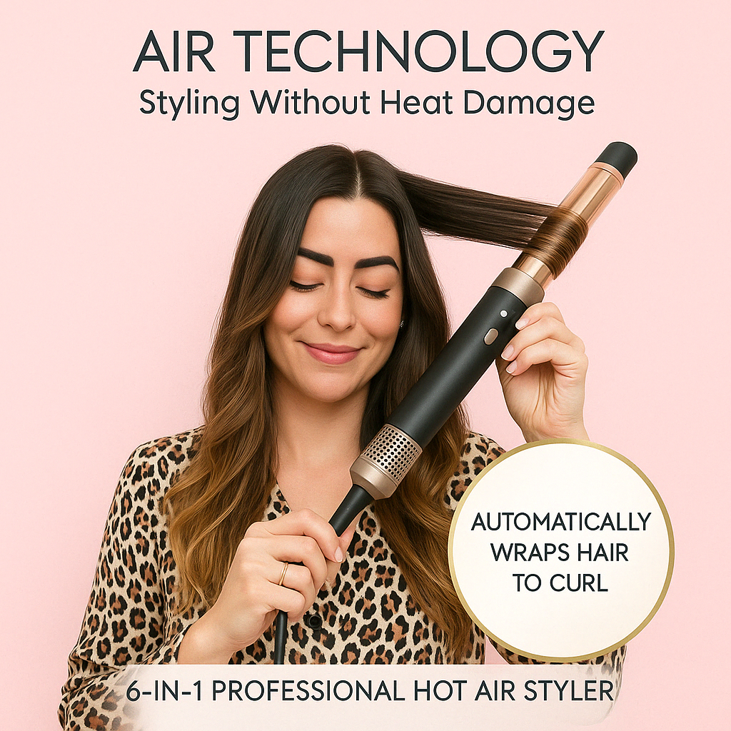 Hair Dryer Brush 6 in 1 Professional Hot Air Styler