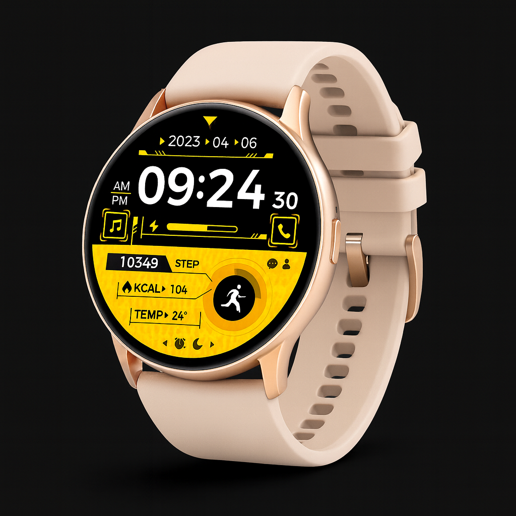 HK89 Bluetooth Call Smart Watch Heart Rate Blood Pressure NFC Weather Music Multi-sports AMOLED Smart Watch