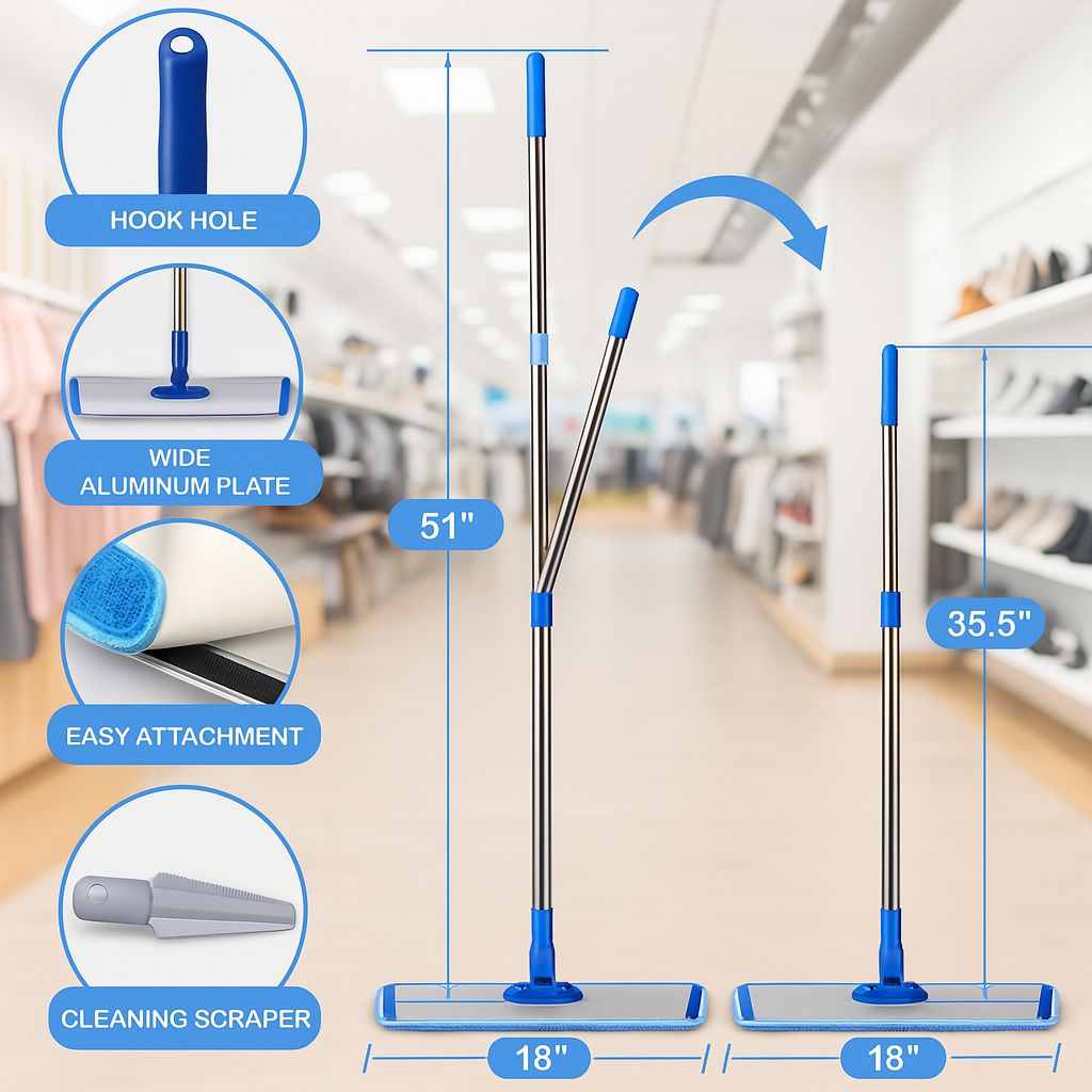 Microfiber Mop floor cleaning