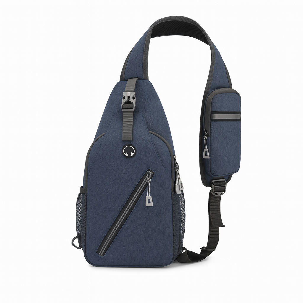 Anti-Theft Crossbody Sling Bag – Lightweight Travel & Hiking Chest Daypack