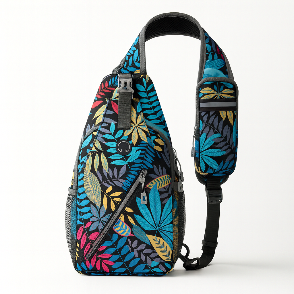 Anti-Theft Crossbody Sling Bag – Lightweight Travel & Hiking Chest Daypack
