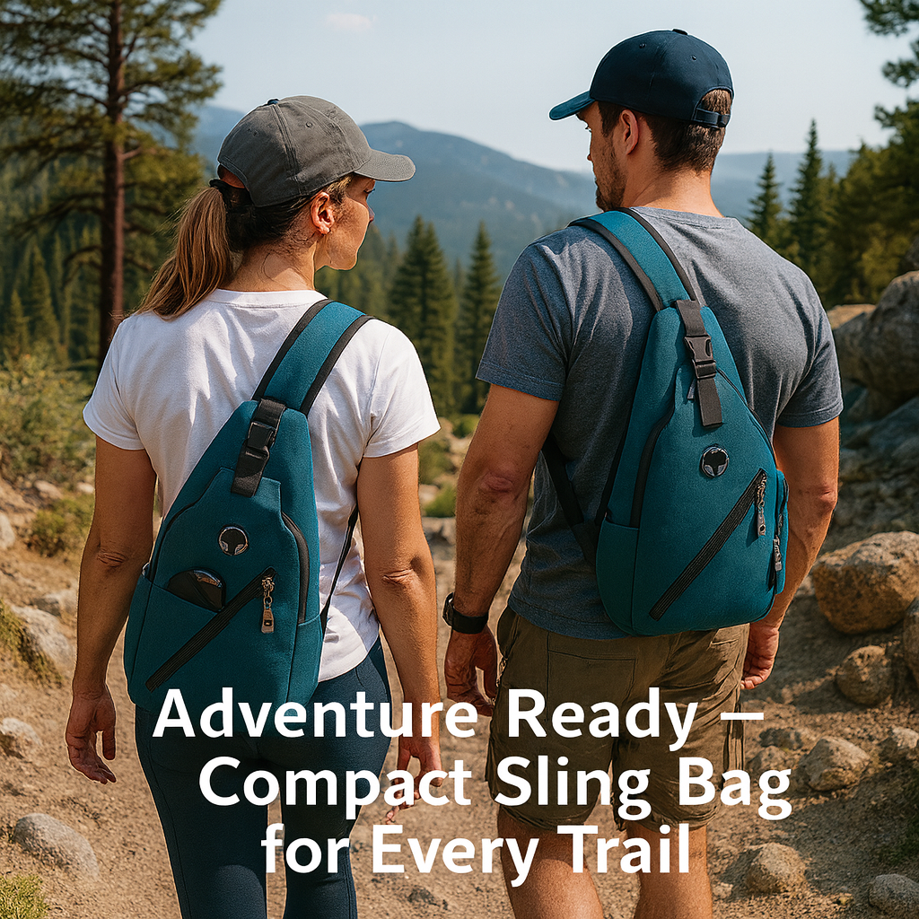 Anti-Theft Crossbody Sling Bag – Lightweight Travel & Hiking Chest Daypack