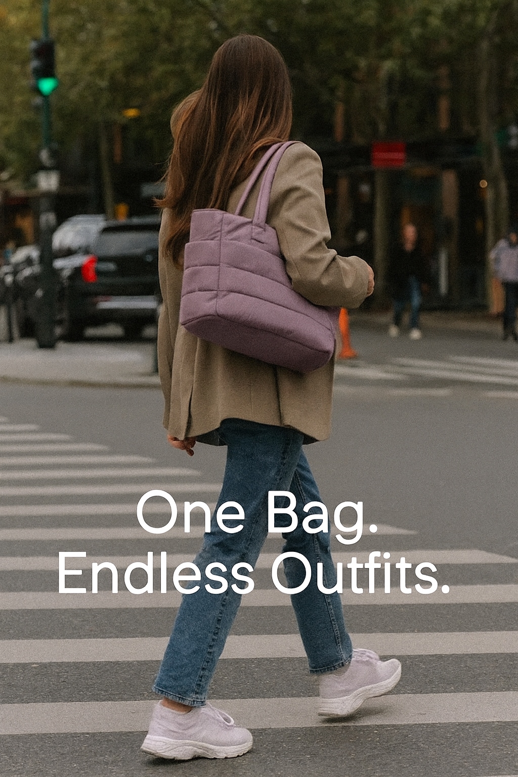 Tote Bag for Women – Lightweight Quilted Puffy Shoulder Handbag for Travel, Work, Gym & Everyday Use