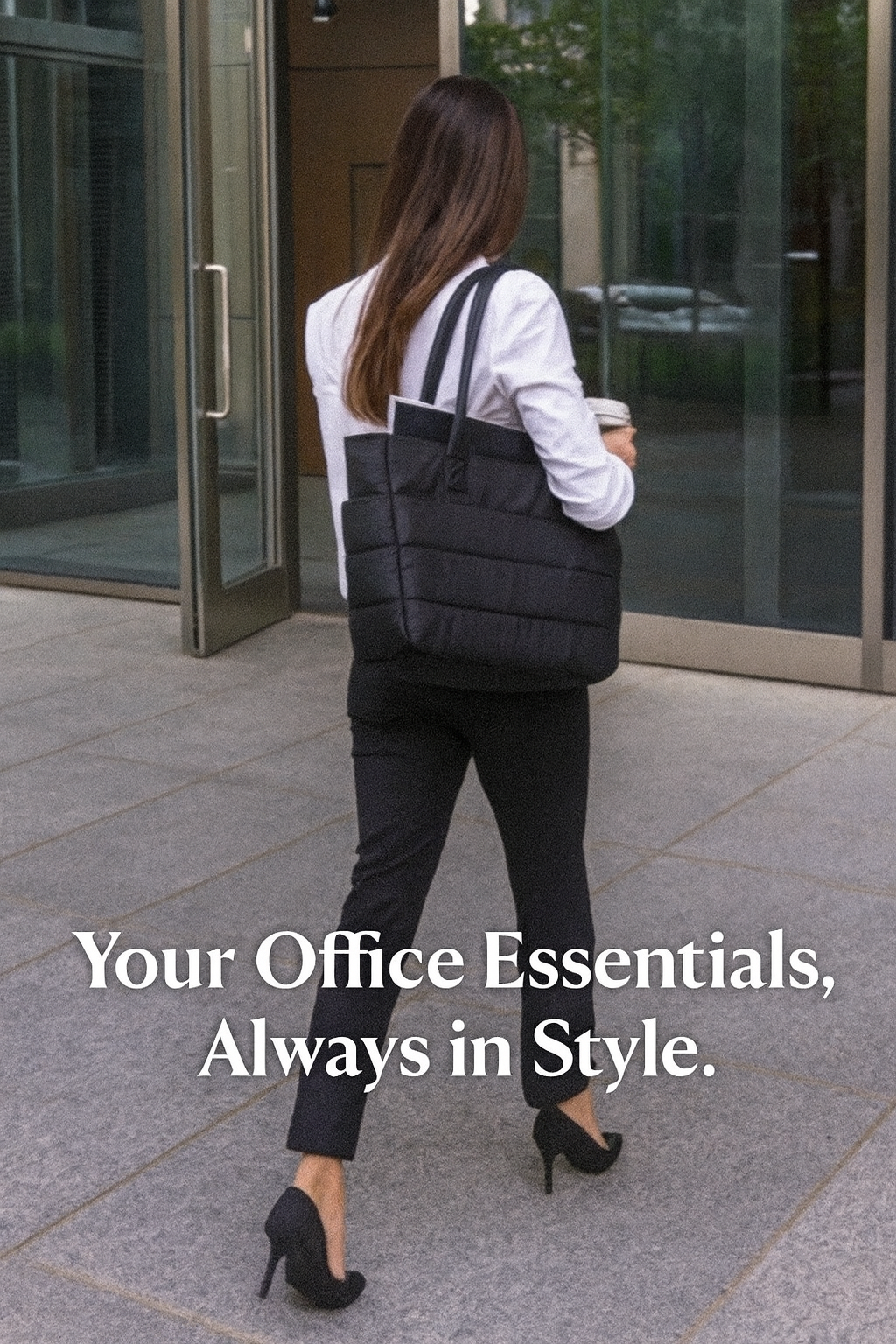 Tote Bag for Women – Lightweight Quilted Puffy Shoulder Handbag for Travel, Work, Gym & Everyday Use