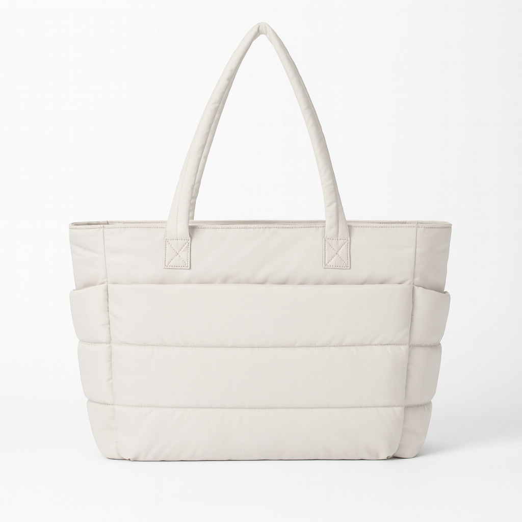 Tote Bag for Women – Lightweight Quilted Puffy Shoulder Handbag for Travel, Work, Gym & Everyday Use