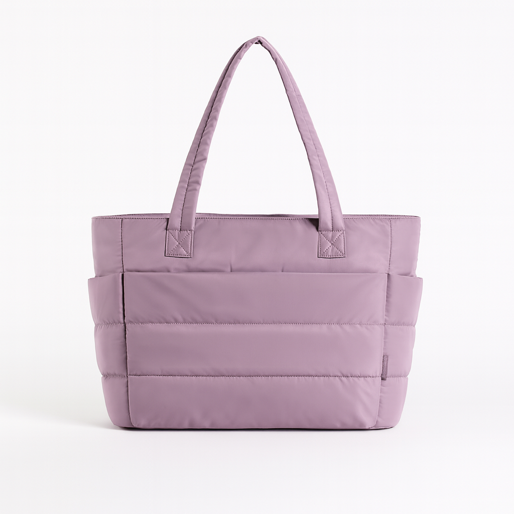 Tote Bag for Women – Lightweight Quilted Puffy Shoulder Handbag for Travel, Work, Gym & Everyday Use