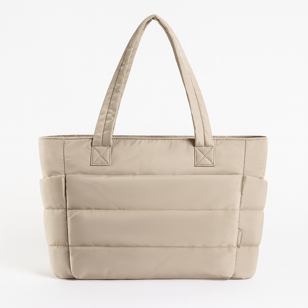 Tote Bag for Women – Lightweight Quilted Puffy Shoulder Handbag for Travel, Work, Gym & Everyday Use